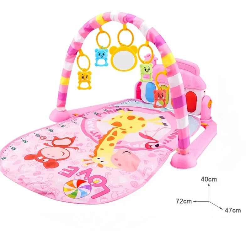 Baby activity gym met muziekpiano en speelmat