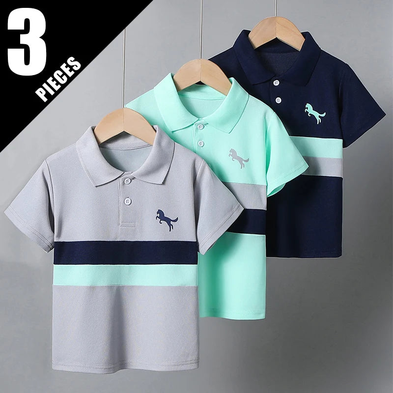 Gestreepte POLO kindershirts