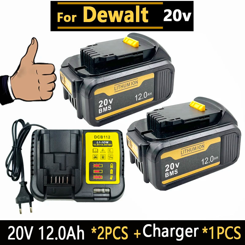 Vervangaccu 20V 12.0Ah (geschikt voor DeWalt)