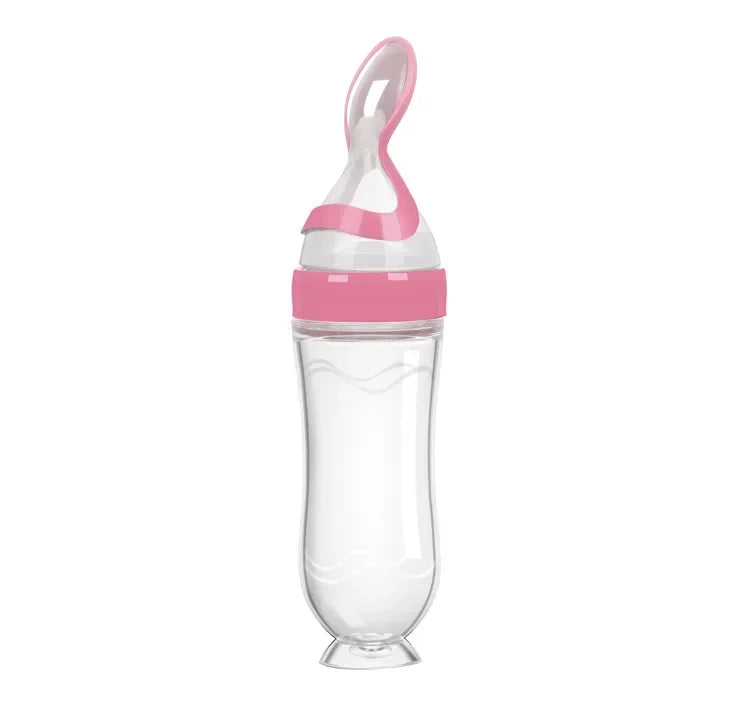 BPA-vrije voedingsfles met lepel