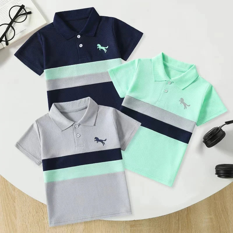 Gestreepte POLO kindershirts
