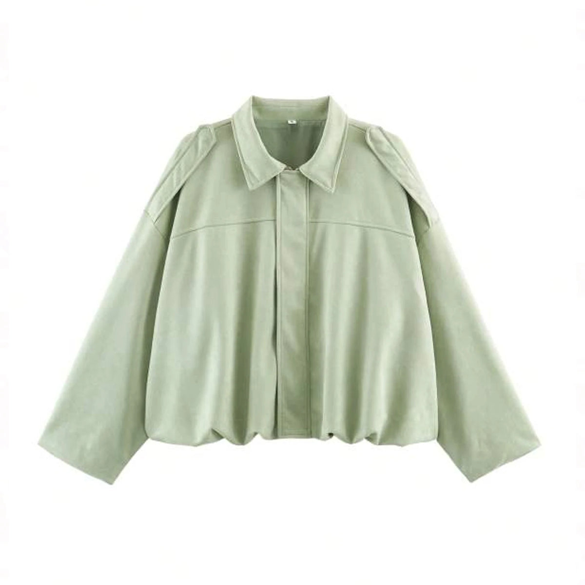 Suède-look jack met vleermuismouwen - afbeelding 36
