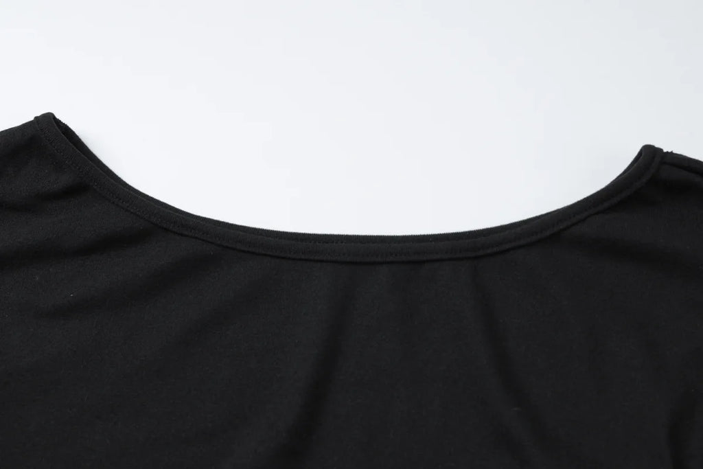 Off-shoulder jurk met vleermuismouwen - afbeelding 25