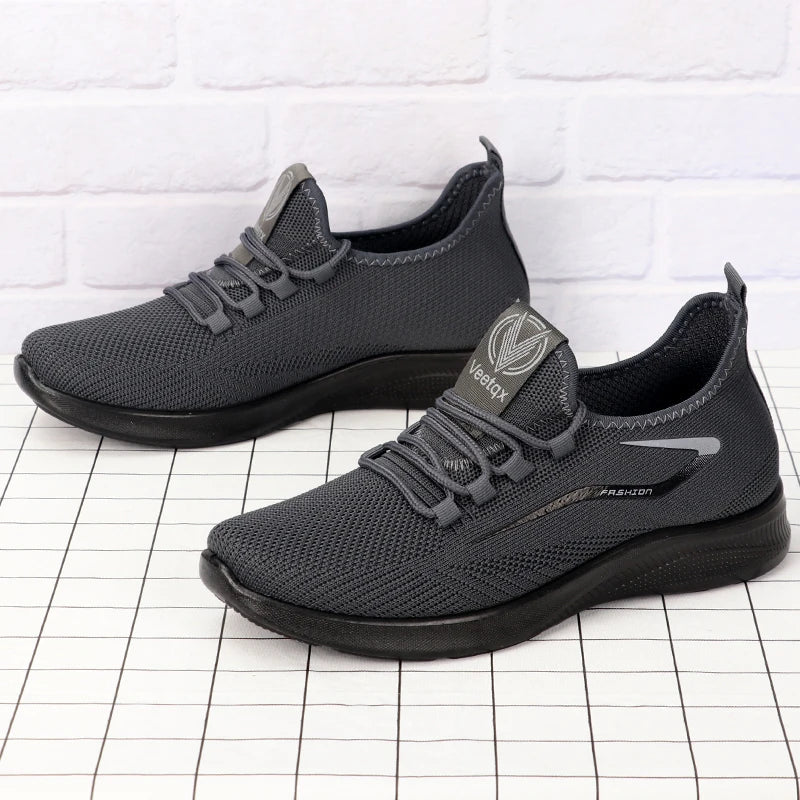 Lichte herensneakers met veters - afbeelding 4