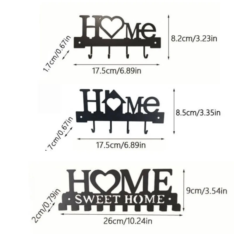 “Home Love” sleutelhouder met haken