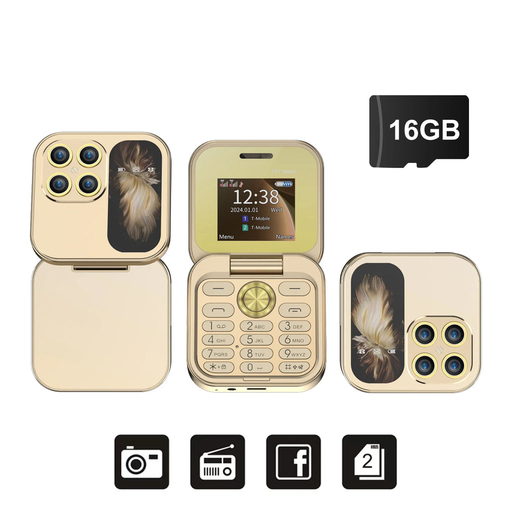 i17Mini 2G kleine flip telefoon
