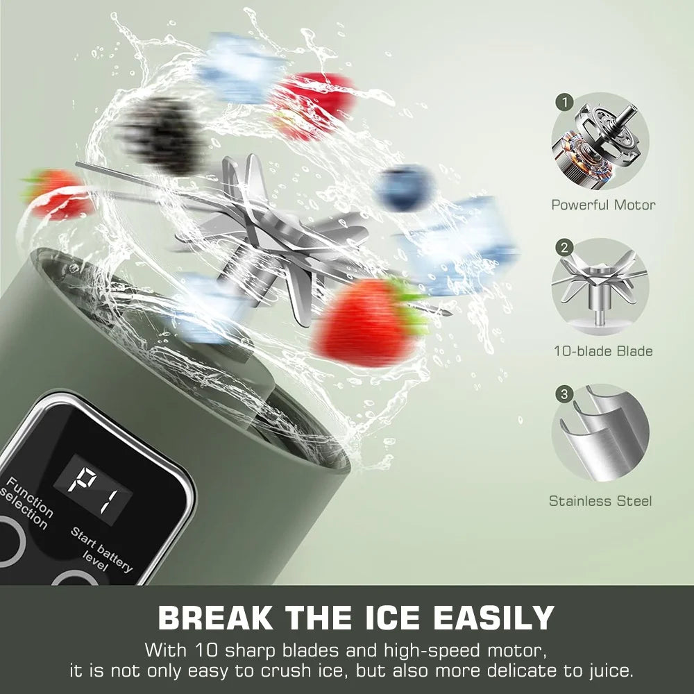 Draagbare elektrische juicer blender