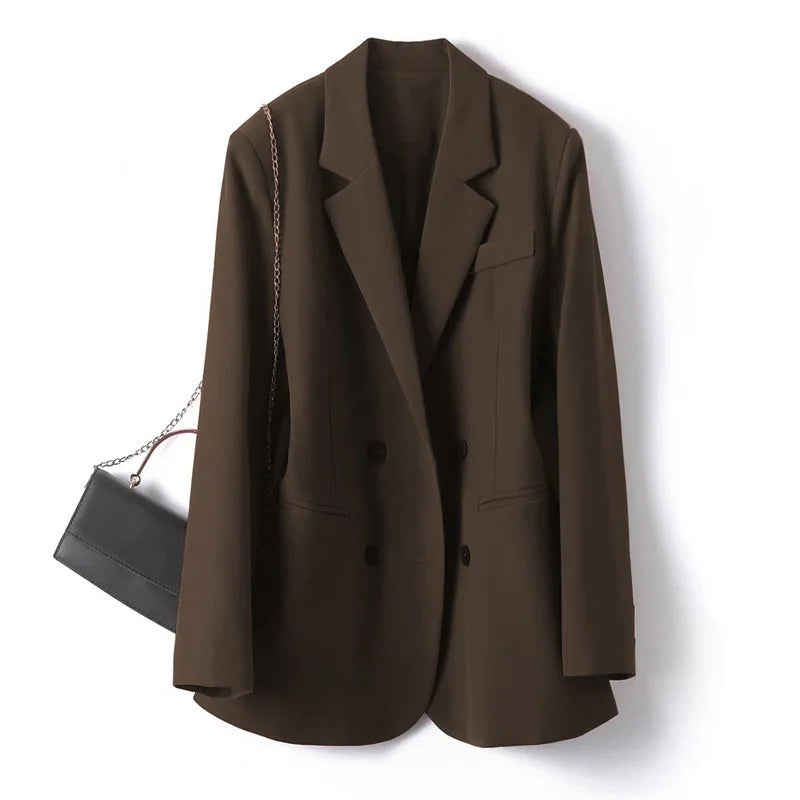 Dubbelrijige Blazer met Omslagkraag - afbeelding 7
