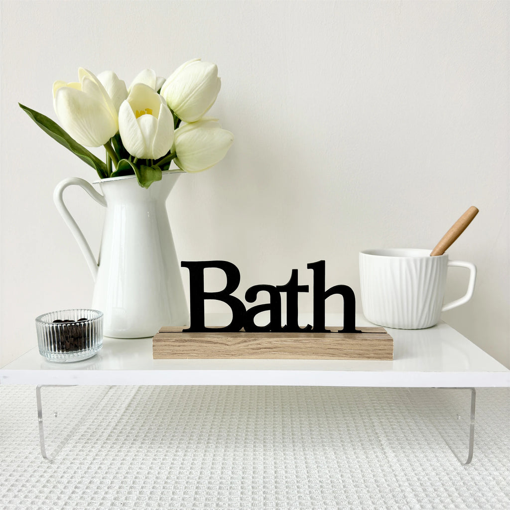 Houten inspiratiedecoratie