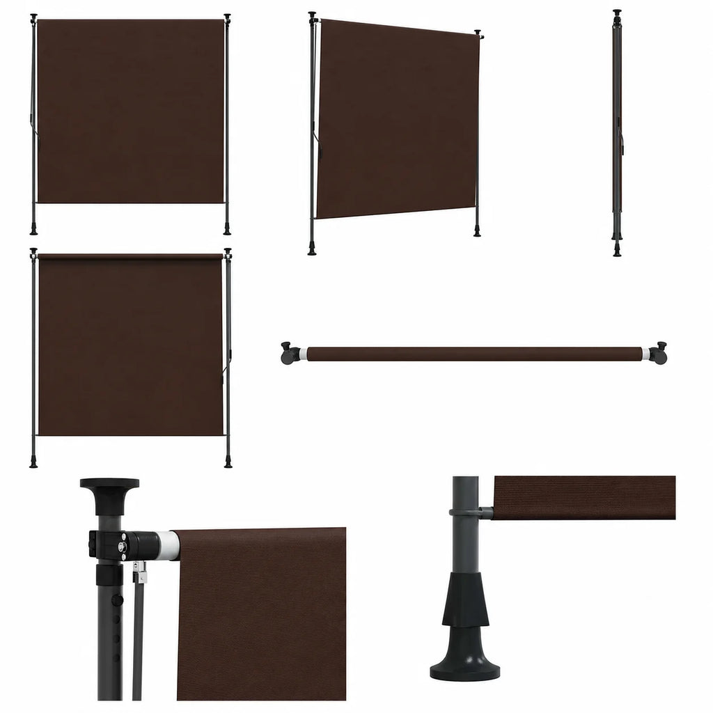 Buitenrolgordijn voor zonwering en privacy (120x270cm)