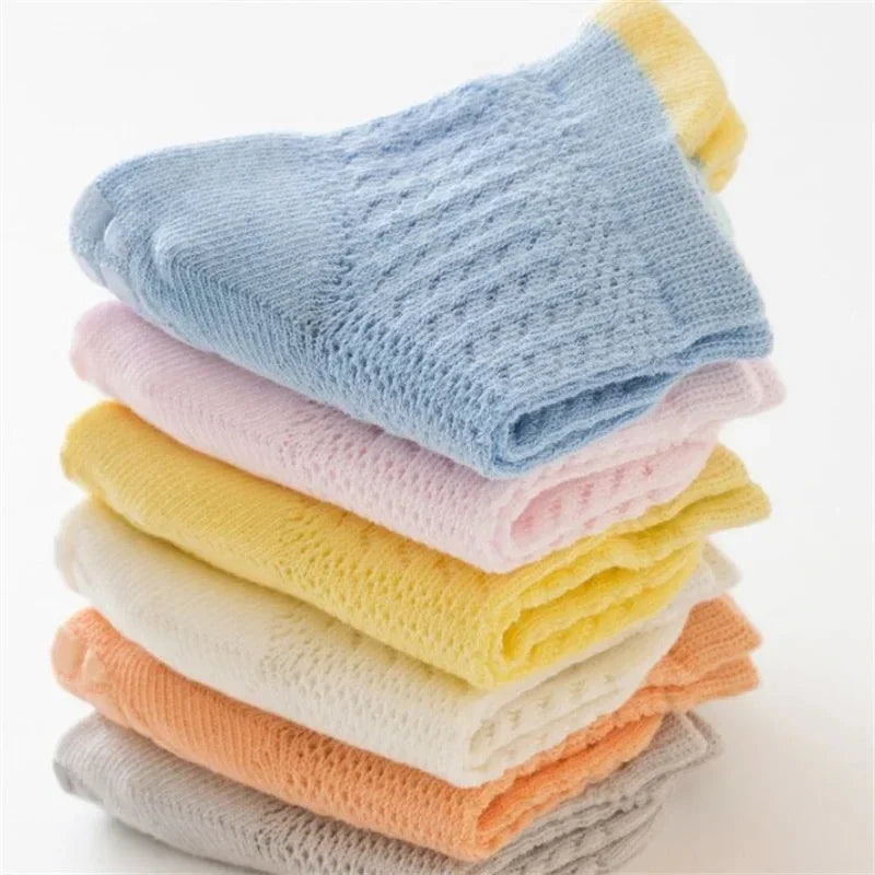 Ademende babysokken (set van 3)
