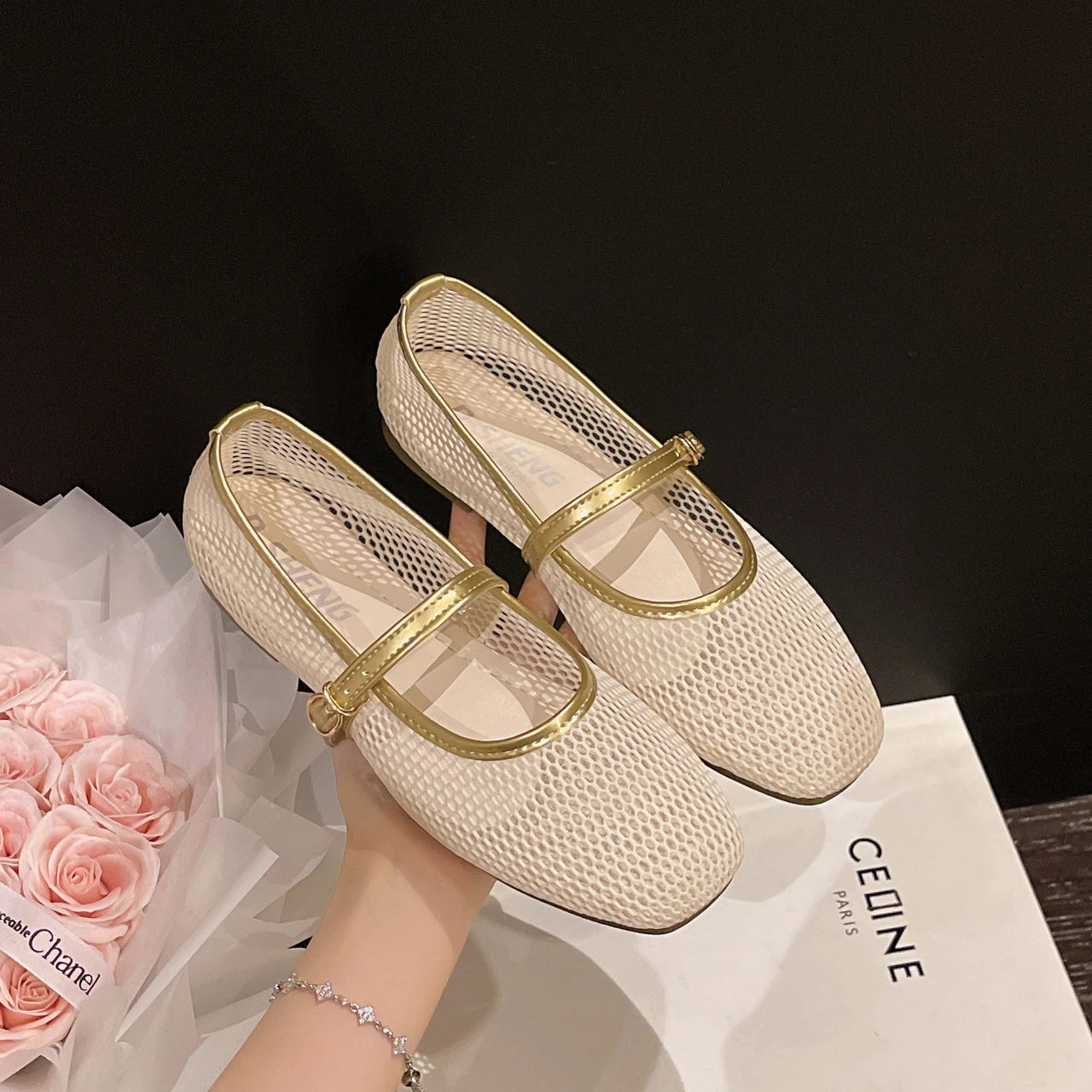 Luxe dames sandalen in Mary Jane-stijl