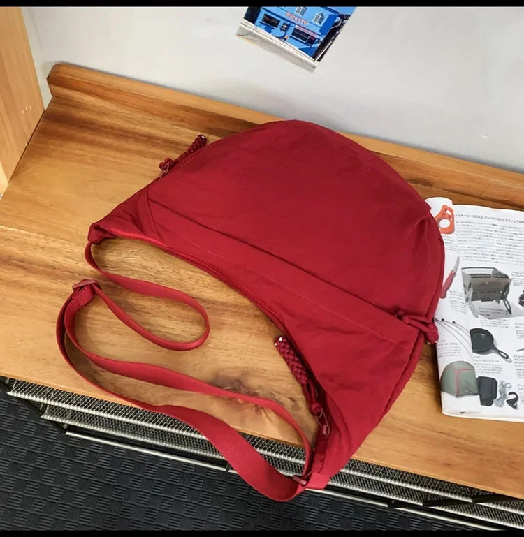 Nylon hobo crossbody tas - afbeelding 24
