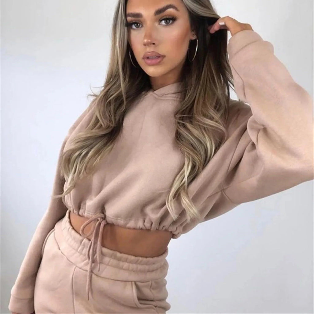 Cropped hoodie en joggingbroek - afbeelding 11