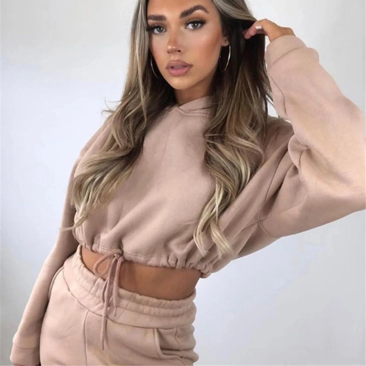 Cropped hoodie en joggingbroek - afbeelding 11
