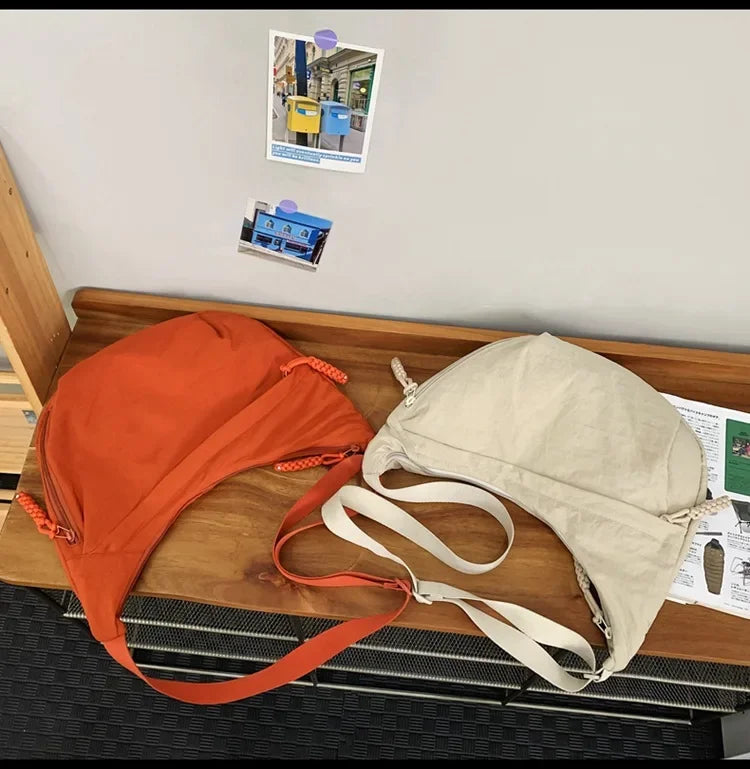 Nylon hobo crossbody tas - afbeelding 15