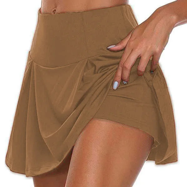 Modieuze damesrok met hoge taille en stijlvolle two-piece look