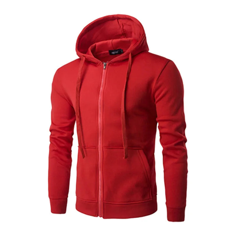 Herenhoodie met schuine rits - afbeelding 15