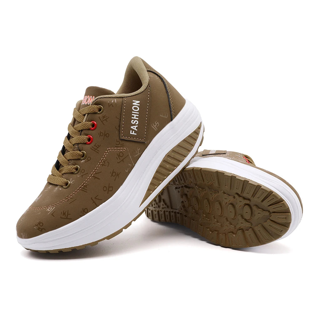 Damessneakers met sleehak - afbeelding 6