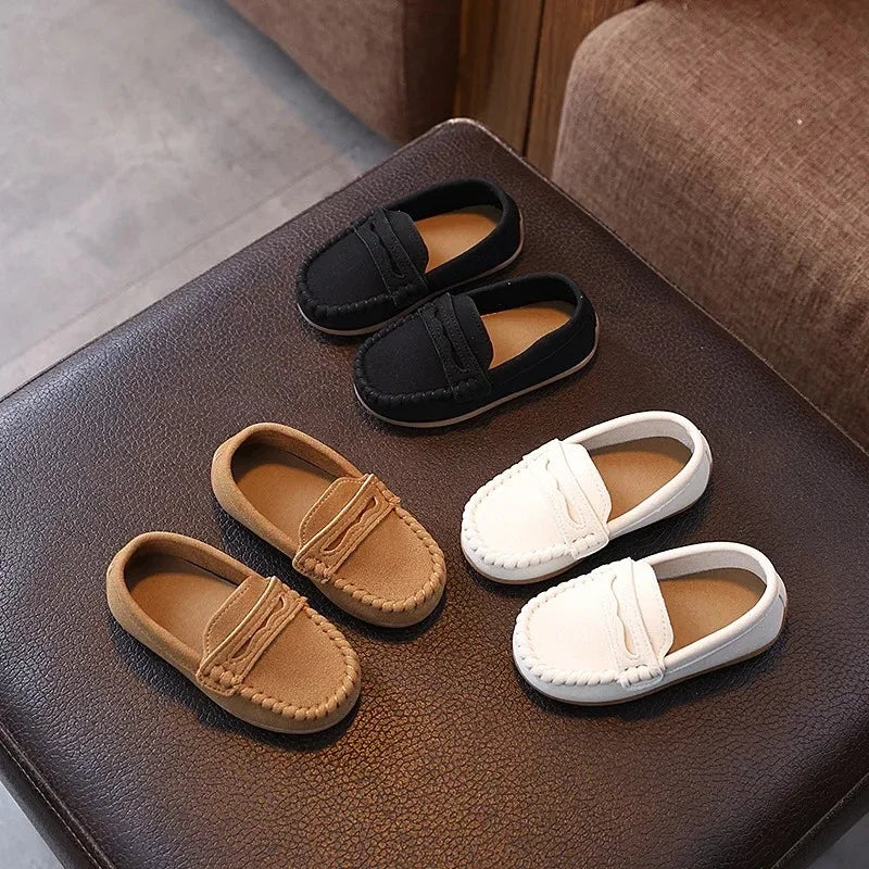 Modieuze kindersloffen/mocassins