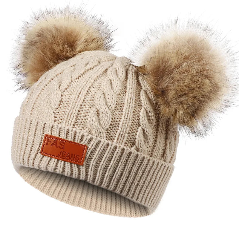 Kindermuts met pompons - afbeelding 7