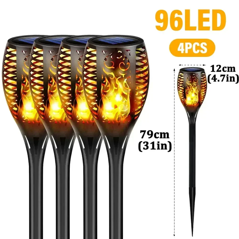 Solar fakkellampen voor de tuin