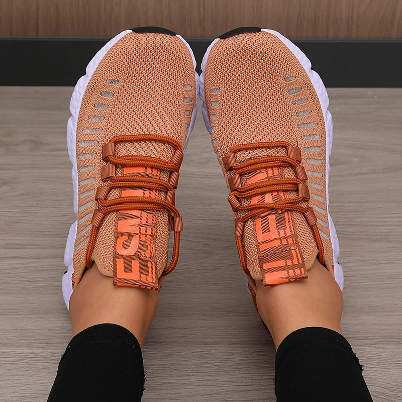 Ademende gebreide sneakers - afbeelding 7