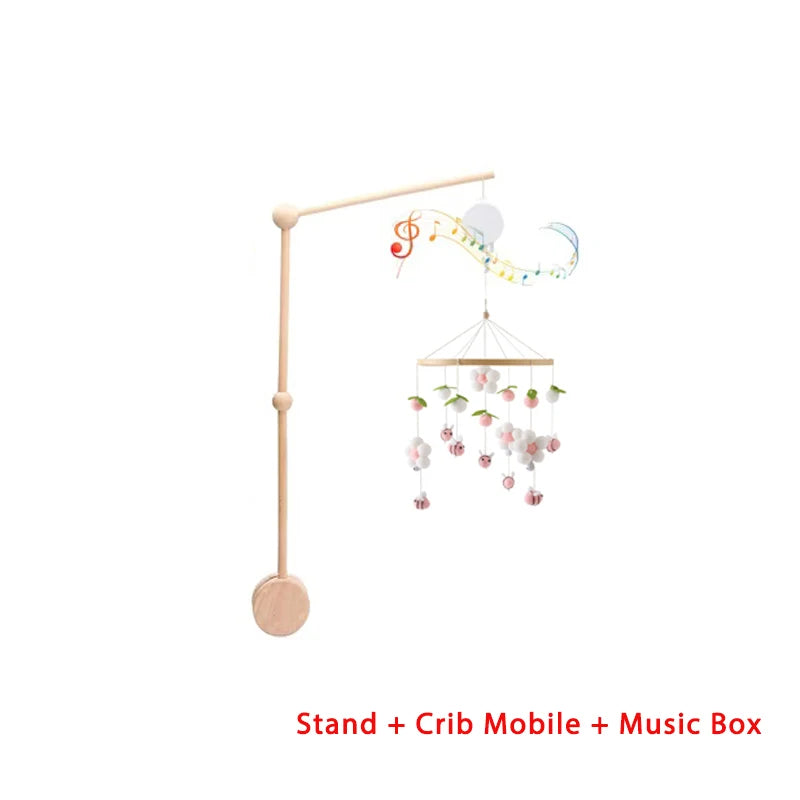 Houten mobile voor boven het bedje