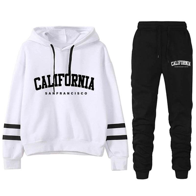 Gestreept hoodie-trainingspak - afbeelding 6