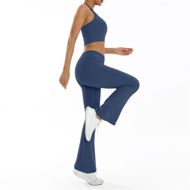 Yogaset met flared legging - afbeelding 22