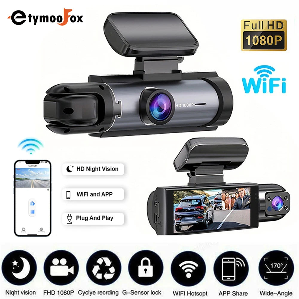 1080P Dashcam voor auto's met wifi