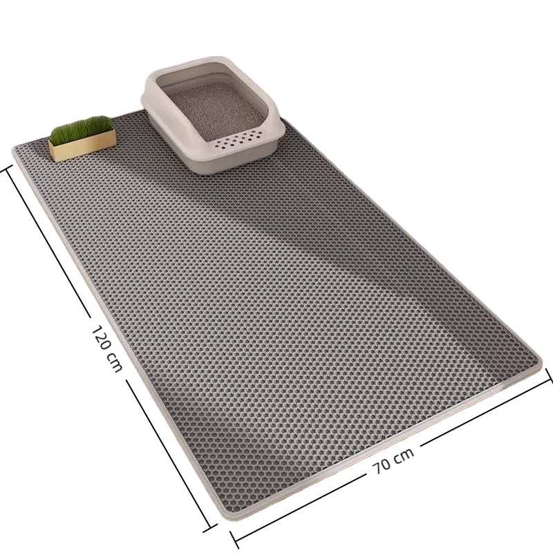 Dubbele kattenbakmat