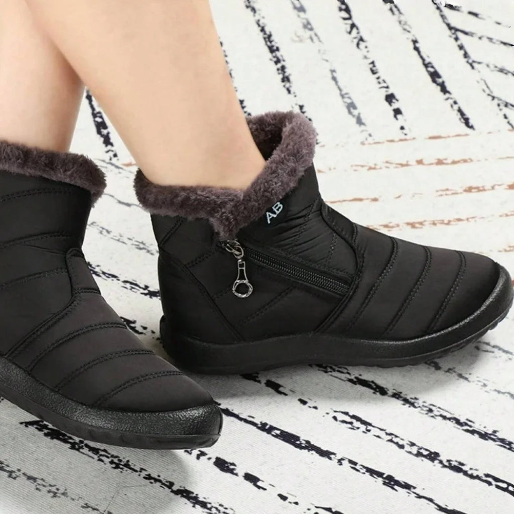 Gewatteerde snowboots met rits - afbeelding 22