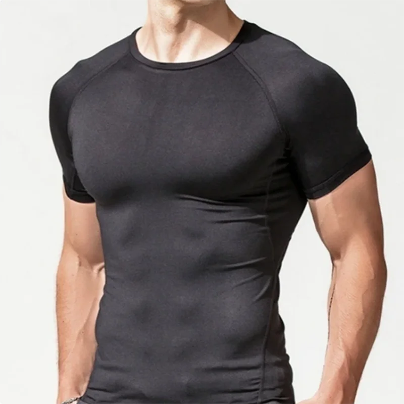 Heren compressie sportshirt