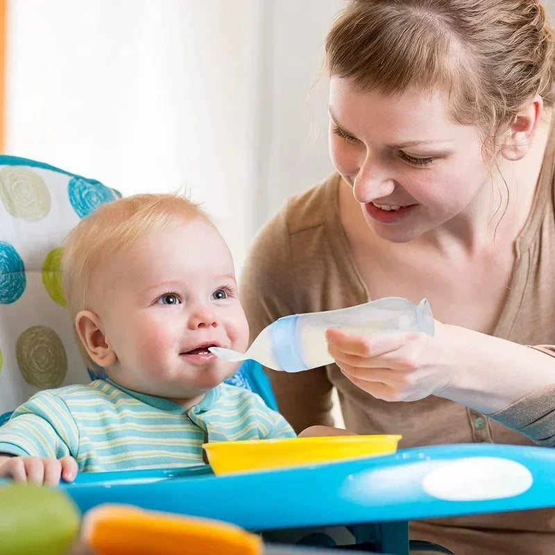 BPA-vrije voedingsfles met lepel