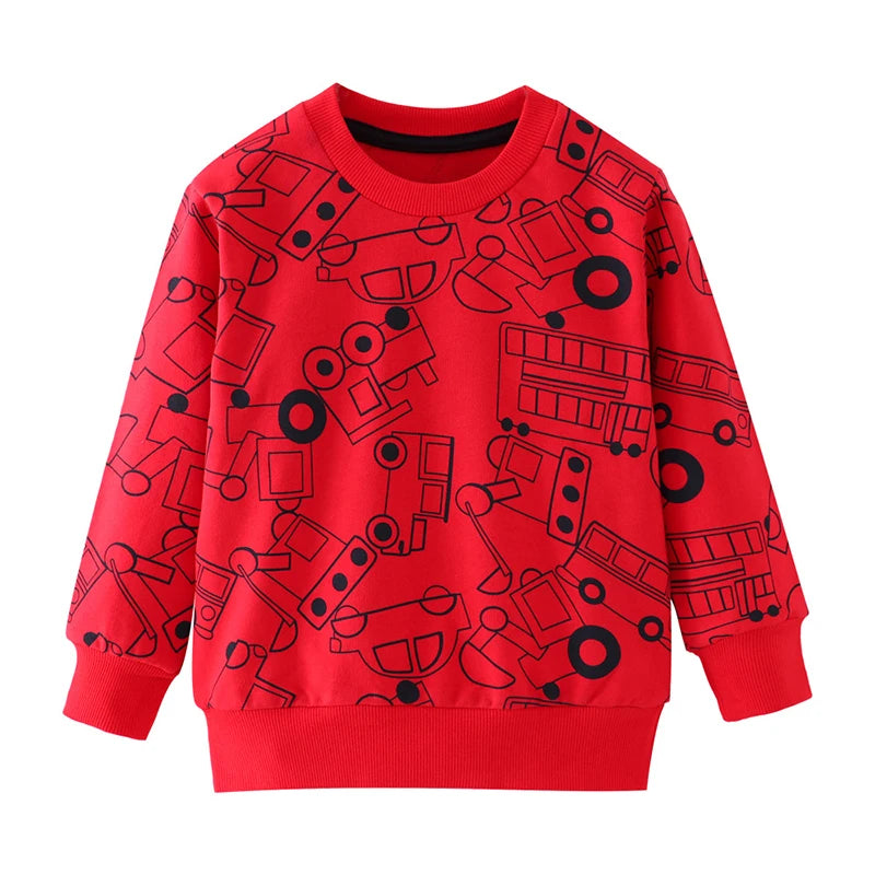 Kindersweater met vrolijke print - afbeelding 4