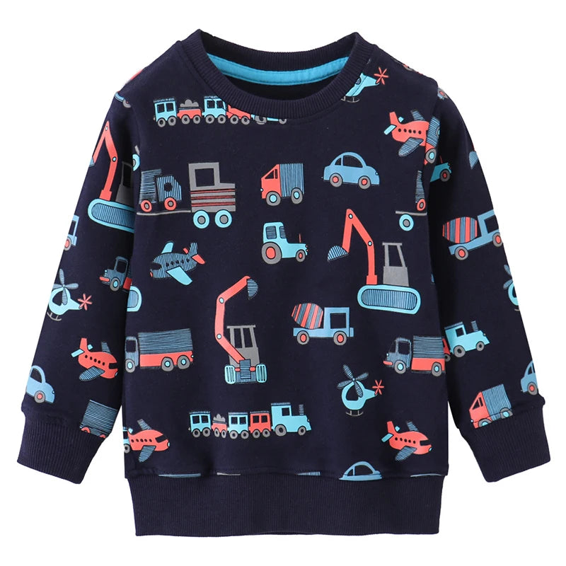 Kindersweater met vrolijke print - afbeelding 2