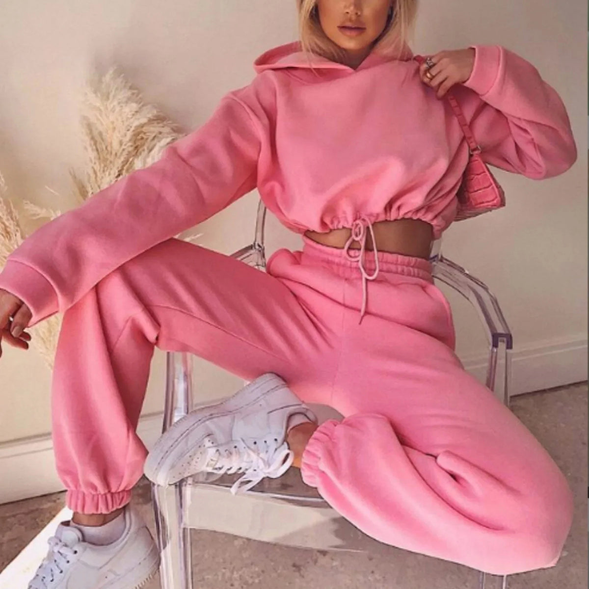 Cropped hoodie en joggingbroek - afbeelding 31