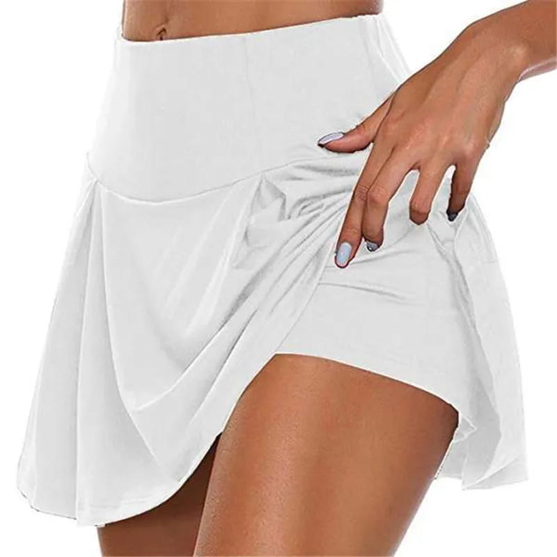 Modieuze damesrok met hoge taille en stijlvolle two-piece look
