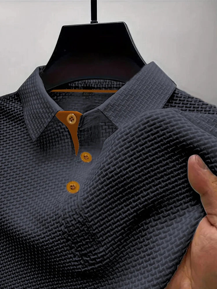 Heren Ice Silk Polo T-shirt