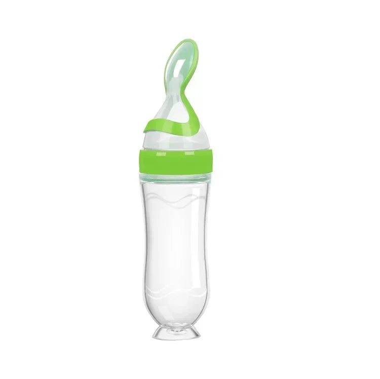 BPA-vrije voedingsfles met lepel
