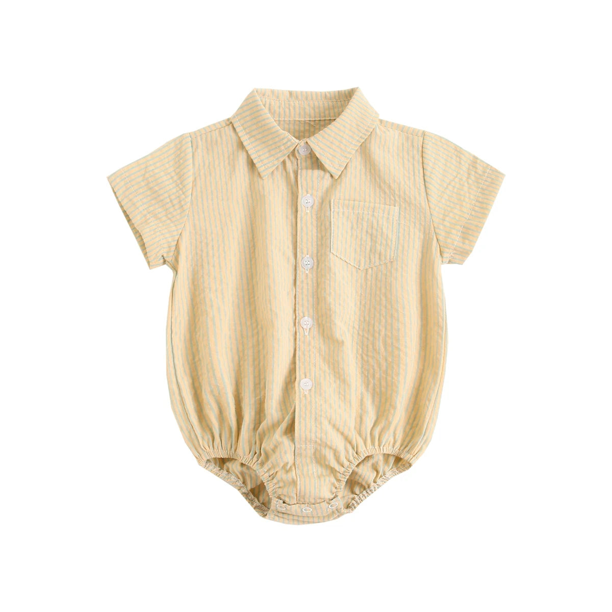 Katoenen babyromper voor jongens