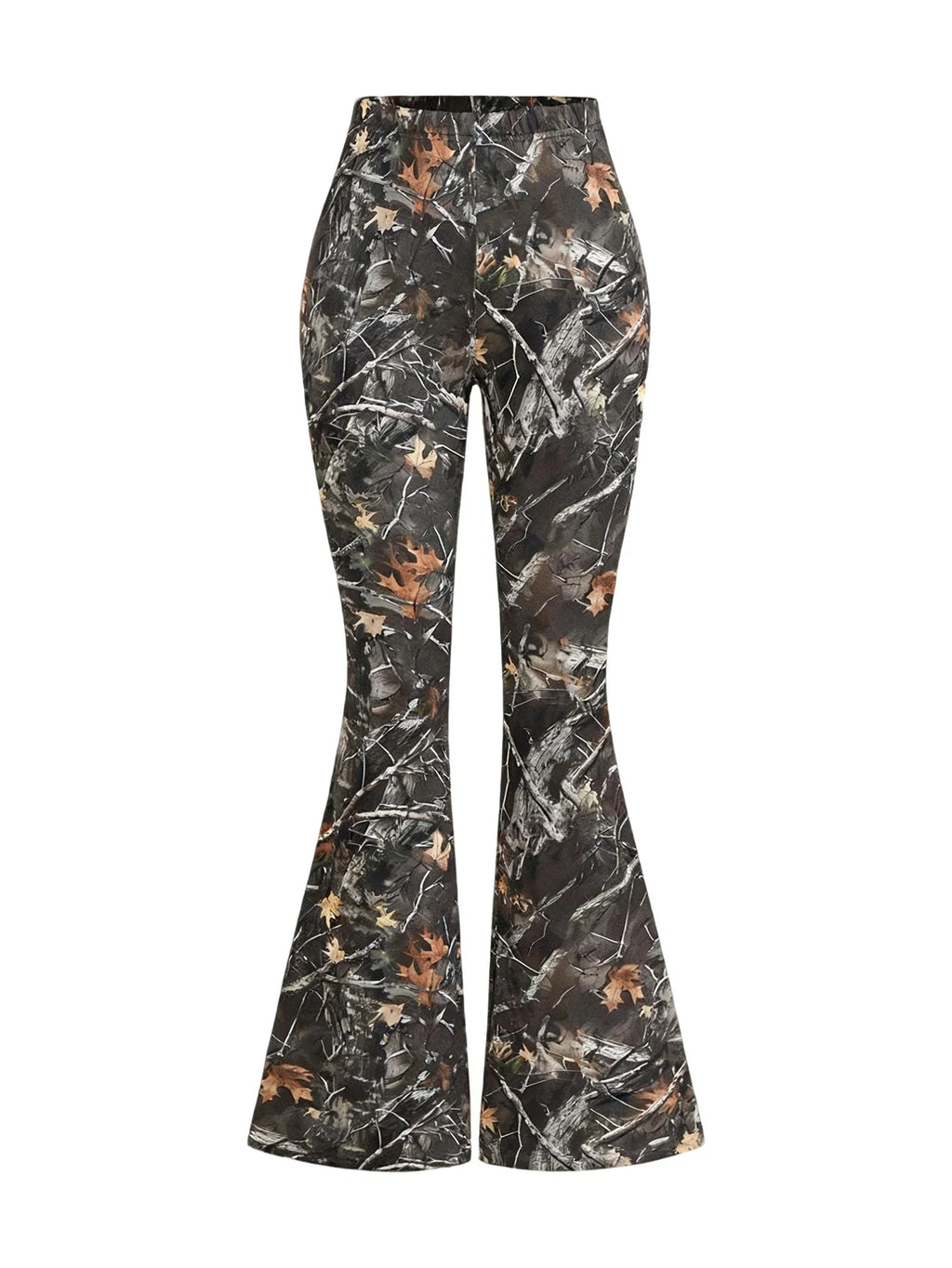 High waist yoga flare pants voor dames