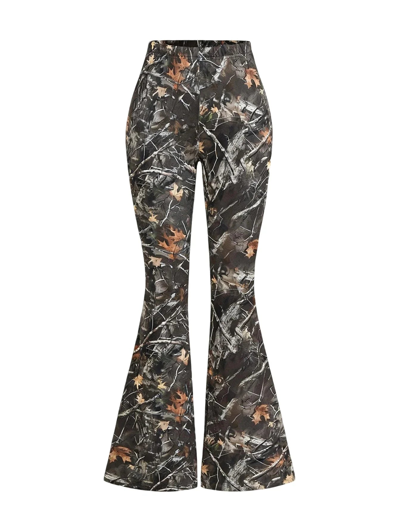 High waist yoga flare pants voor dames
