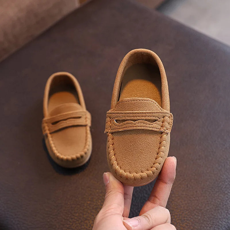 Modieuze kindersloffen/mocassins