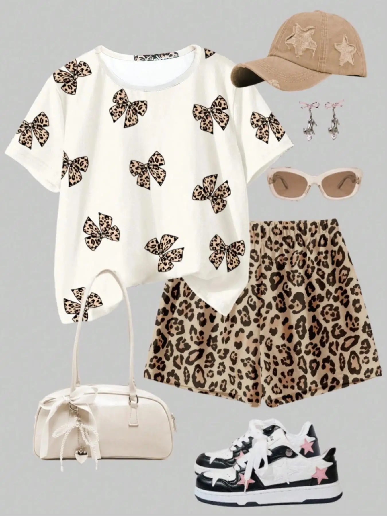 2-delige cheetah print zomerset