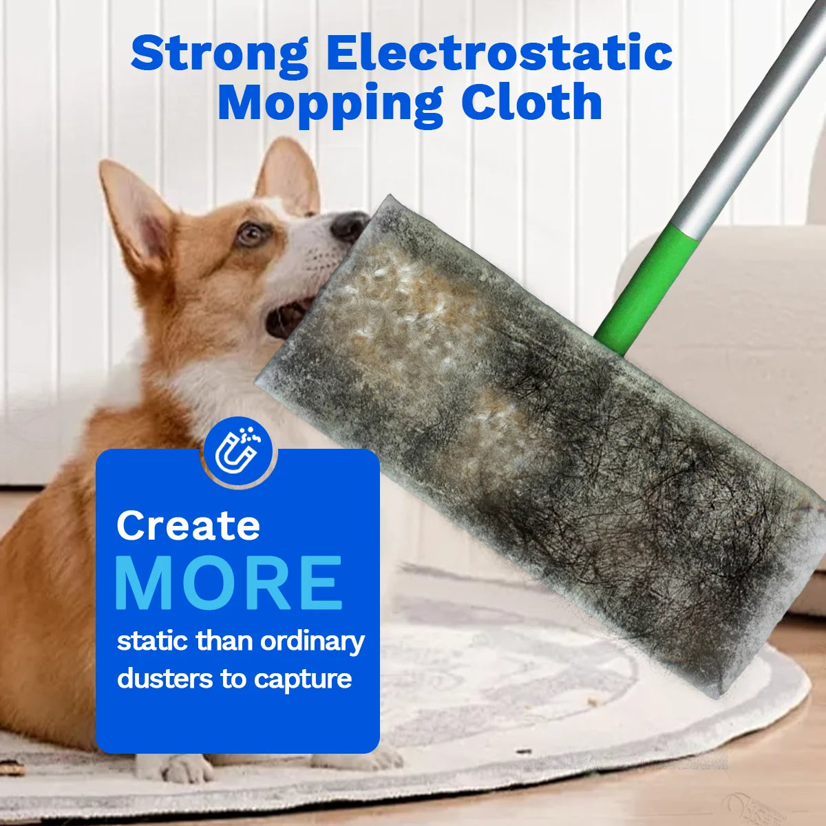 Elektrostatische dweildoeken