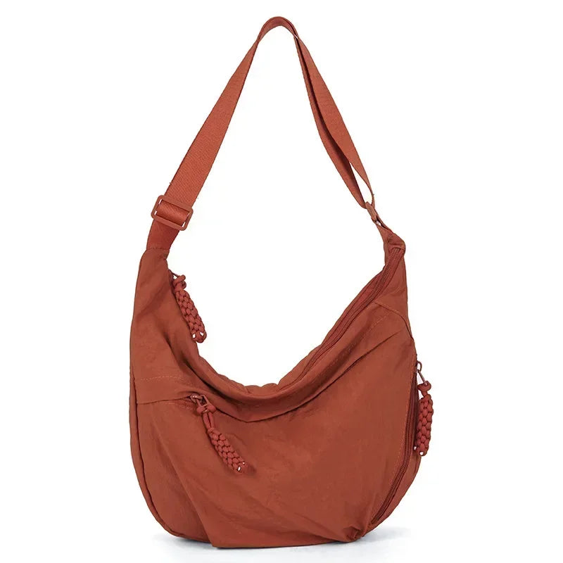 Nylon hobo crossbody tas - afbeelding 39