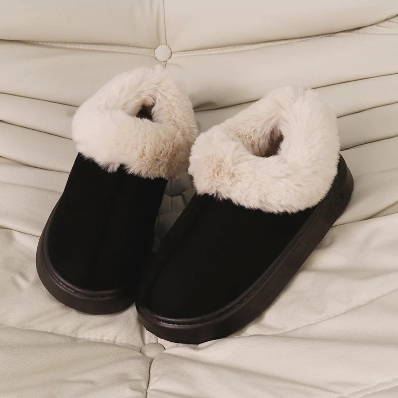 Pluche pantoffelboots voor dames - afbeelding 12