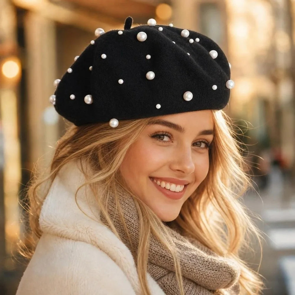 Warme baret voor dames - afbeelding 4